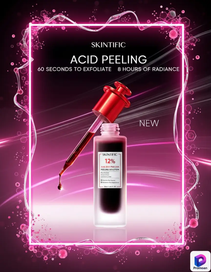 Promoan Rahasia Kulit Glowing Tanpa Bikin Kantong Bolong! 44 Promoan SKINTIFIC 12 Acid Peeling Solution Glowing Serum 30ml