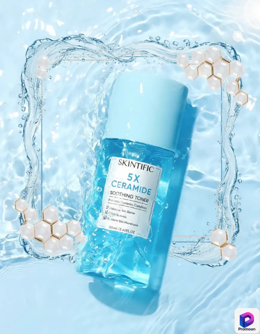 Promoan Rahasia Kulit Glowing Tanpa Bikin Kantong Bolong! 31 Promoan SKINTIFIC 5X Ceramide Soothing Calming Essence Toner Wajah