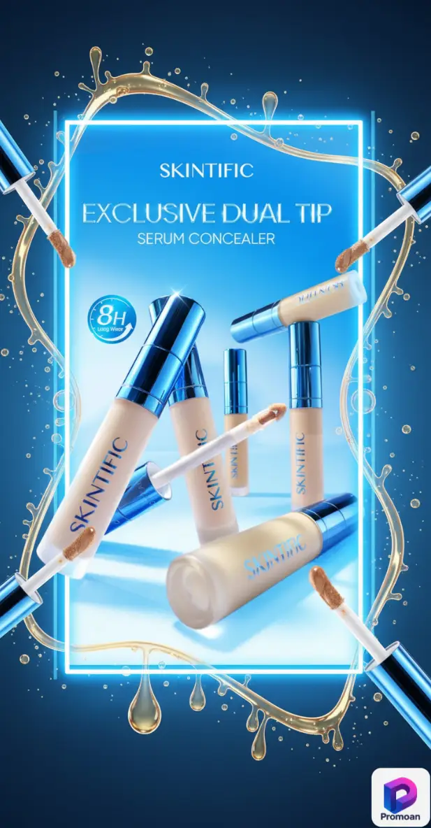 Promoan Rahasia Kulit Glowing Tanpa Bikin Kantong Bolong! 43 Promoan SKINTIFIC Cover Perfect Serum Concealer 5ml