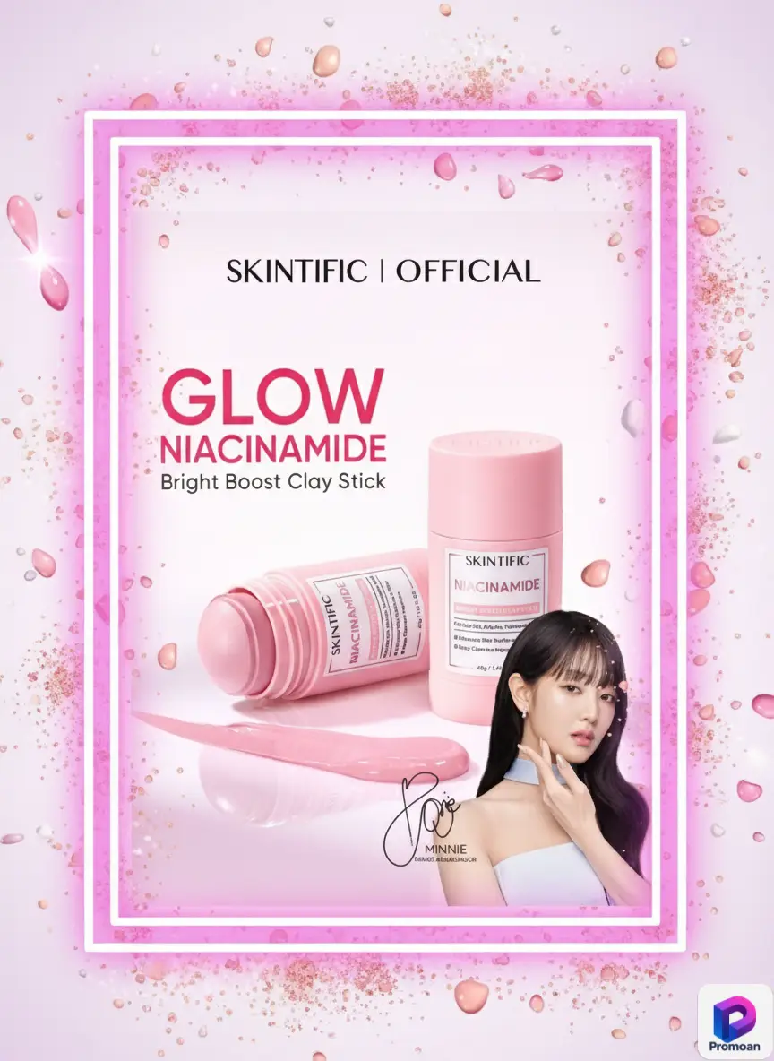 Promoan Rahasia Kulit Glowing Tanpa Bikin Kantong Bolong! 41 Promoan SKINTIFIC Niacinamide Bright Boost Clay Stick 40g