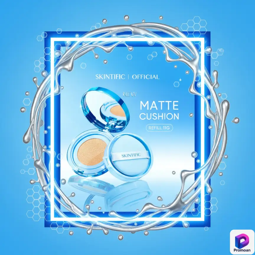 Promoan Rahasia Kulit Glowing Tanpa Bikin Kantong Bolong! 27 Promoan SKINTIFIC Perfect Stay Velvet Matte Cushion Refill 11ml