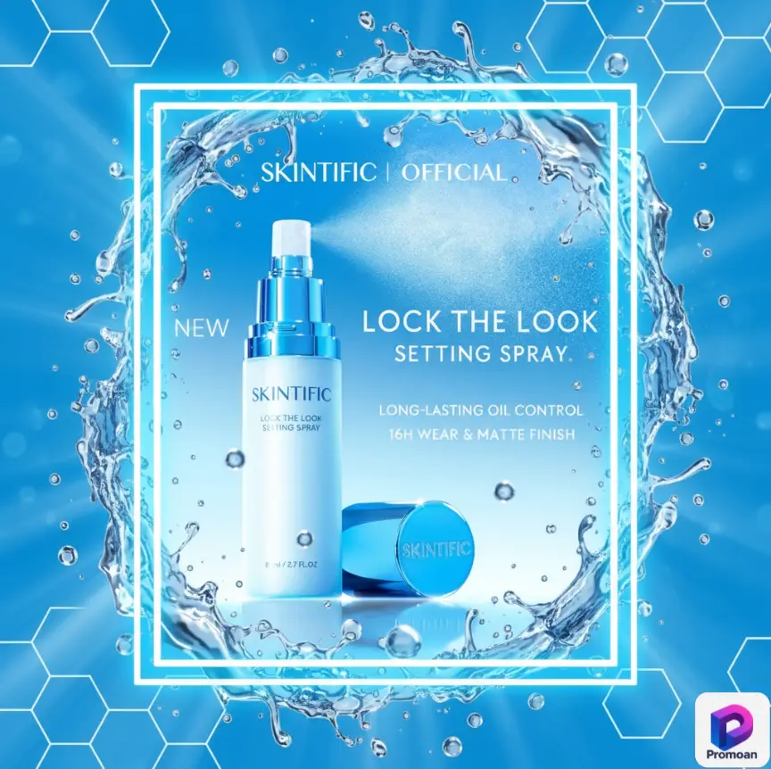 Promoan Rahasia Kulit Glowing Tanpa Bikin Kantong Bolong! 29 Promoan SKINTIFIC Setting Spray 80ml Lock The Look 16h