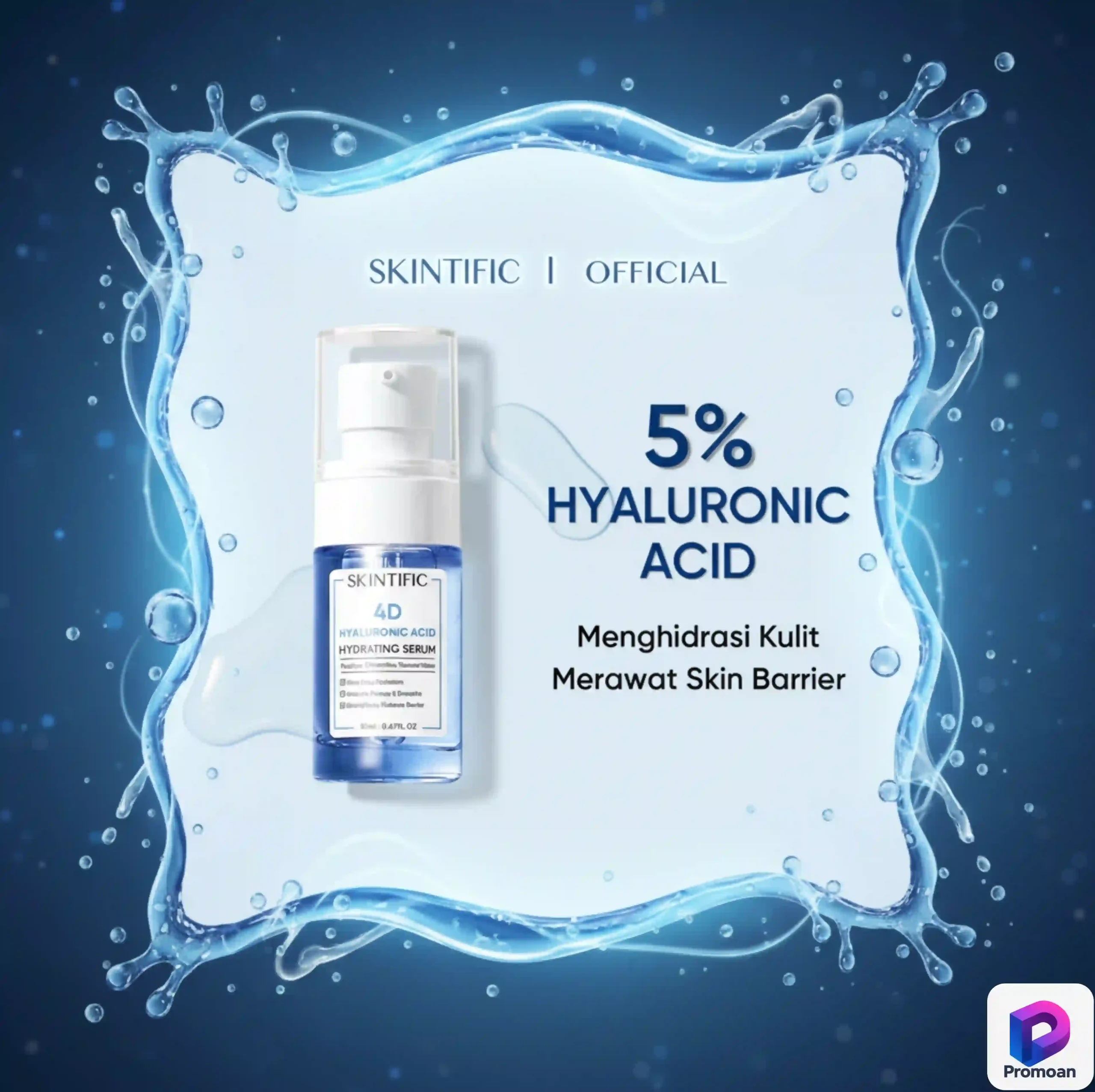 Promoan Rahasia Kulit Glowing Tanpa Bikin Kantong Bolong! 57 SKINTIFIC 4D Hyaluronic Acid Hydrating Serum 20ml scaled