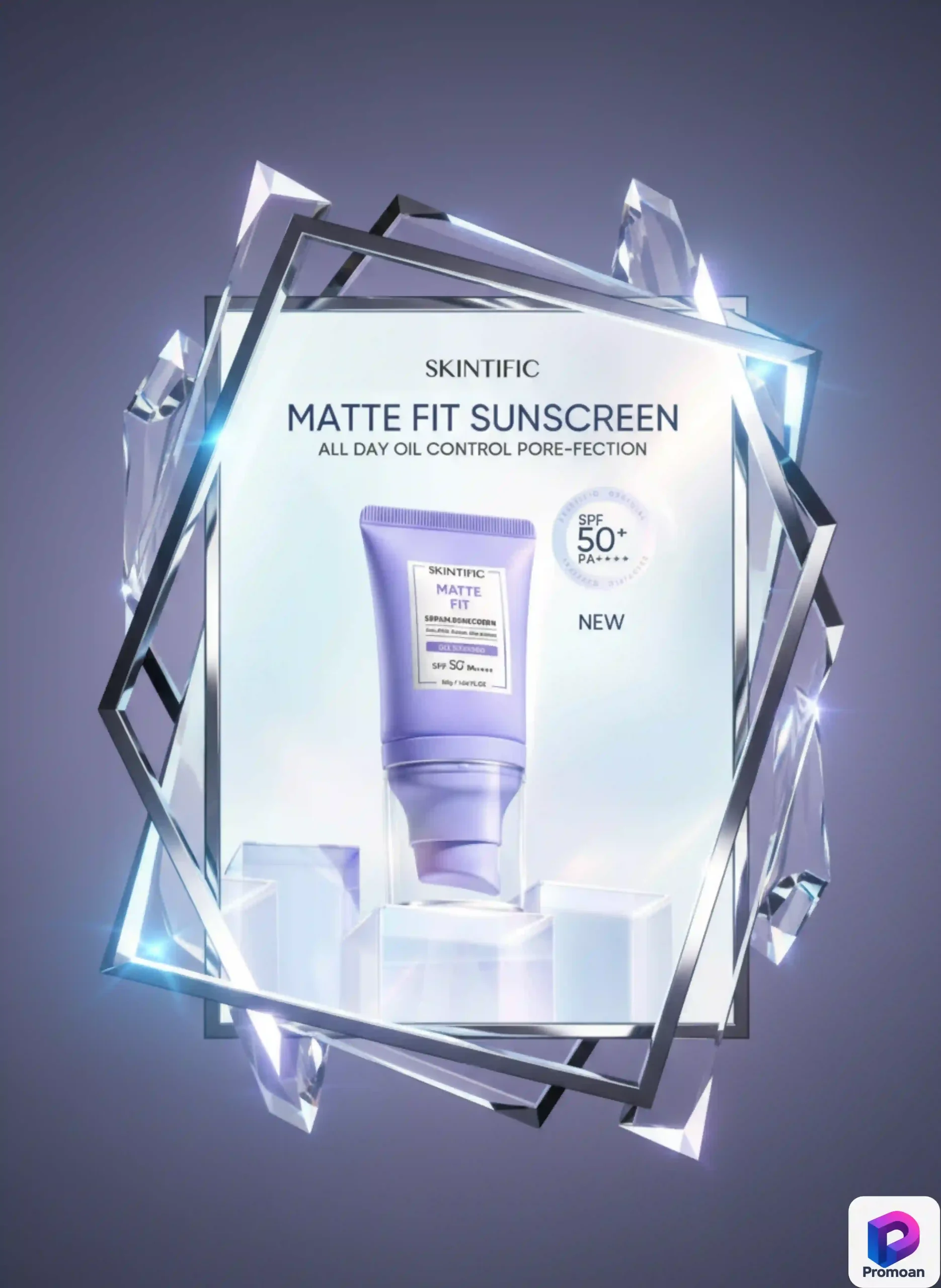 Promoan Rahasia Kulit Glowing Tanpa Bikin Kantong Bolong! 56 SKINTIFIC Matte Fit Serum Sunscreen 50ml SPF 50 PA For Acne Oily Skin scaled