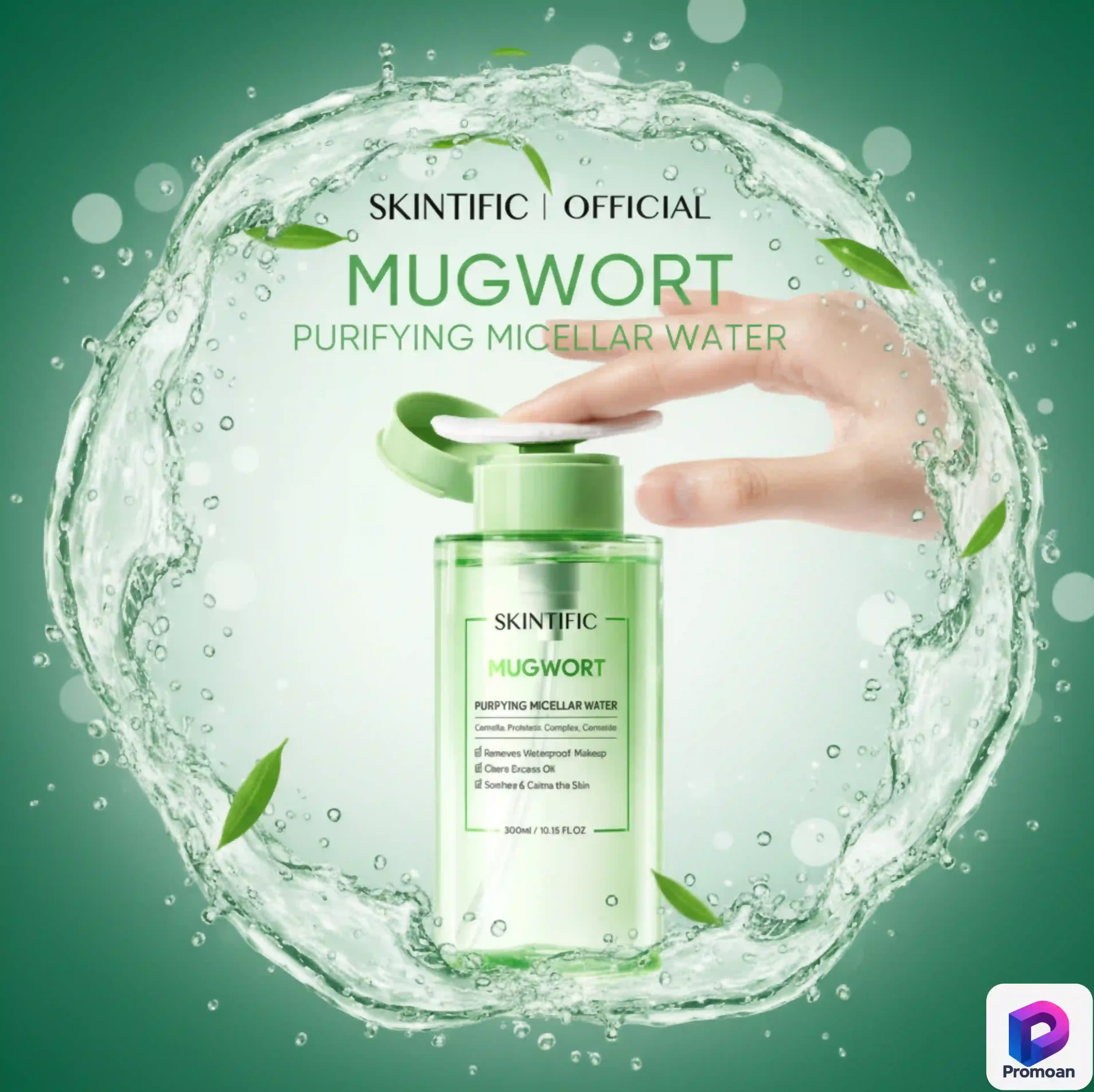 Promoan Rahasia Kulit Glowing Tanpa Bikin Kantong Bolong! 65 SKINTIFIC Mugwort Calm Down Micellar Water scaled